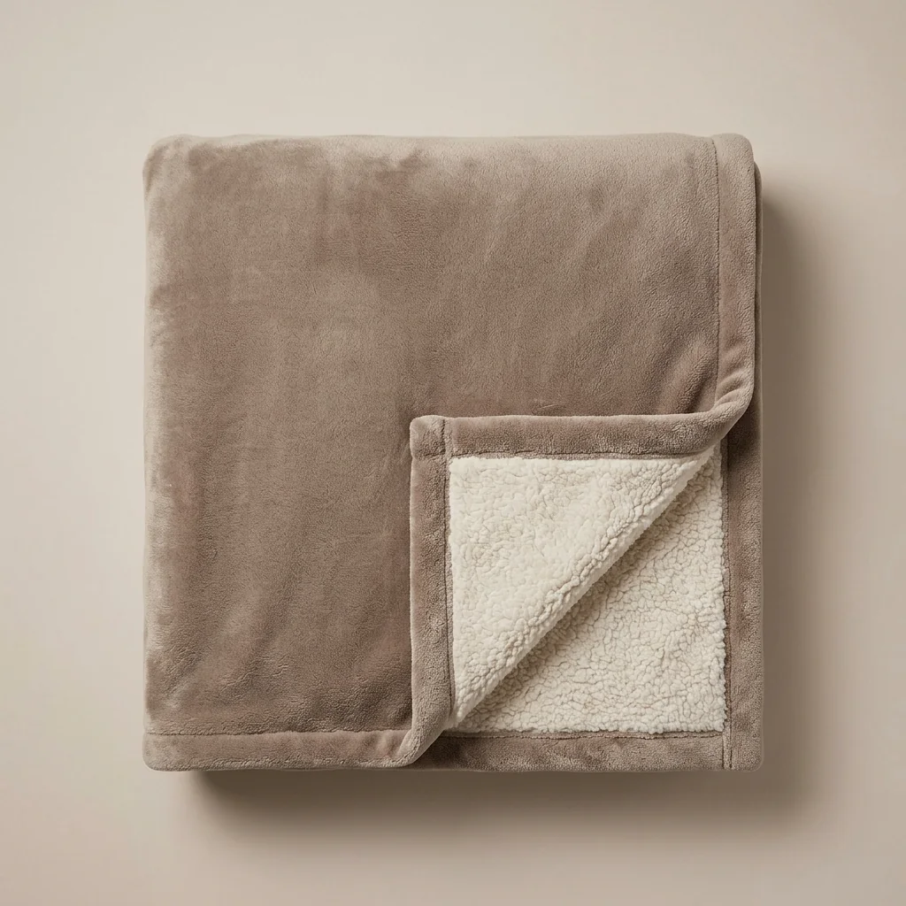 Pebbleloft Reversible Sherpa Throw