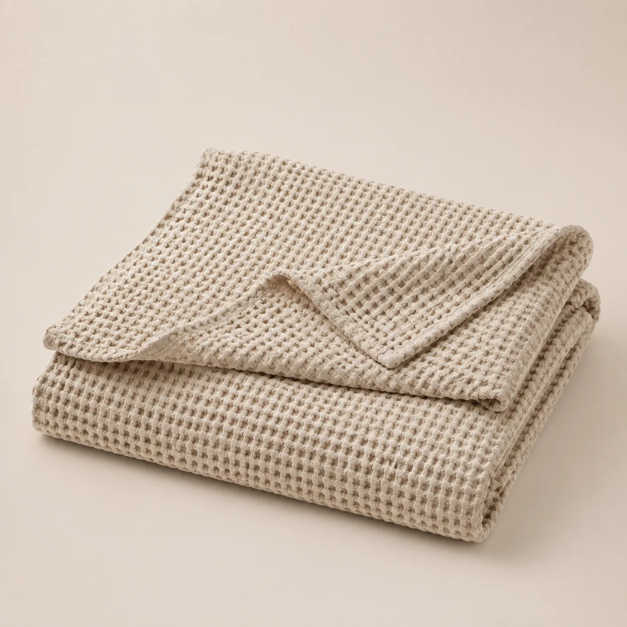 Pebbleloft Lightweight Waffle Throw Blanket