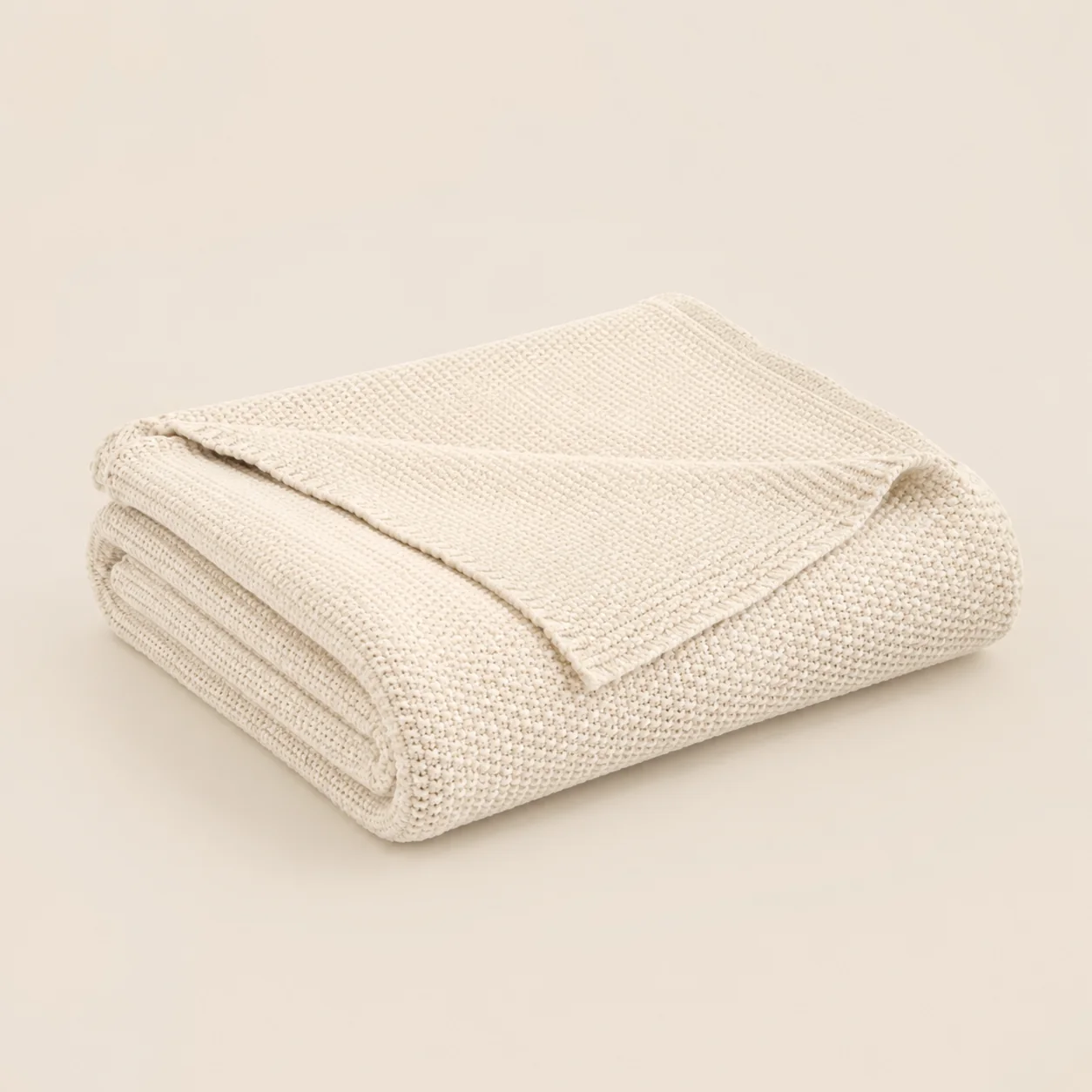 Pebbleloft Cotton-Blend Bed Blanket