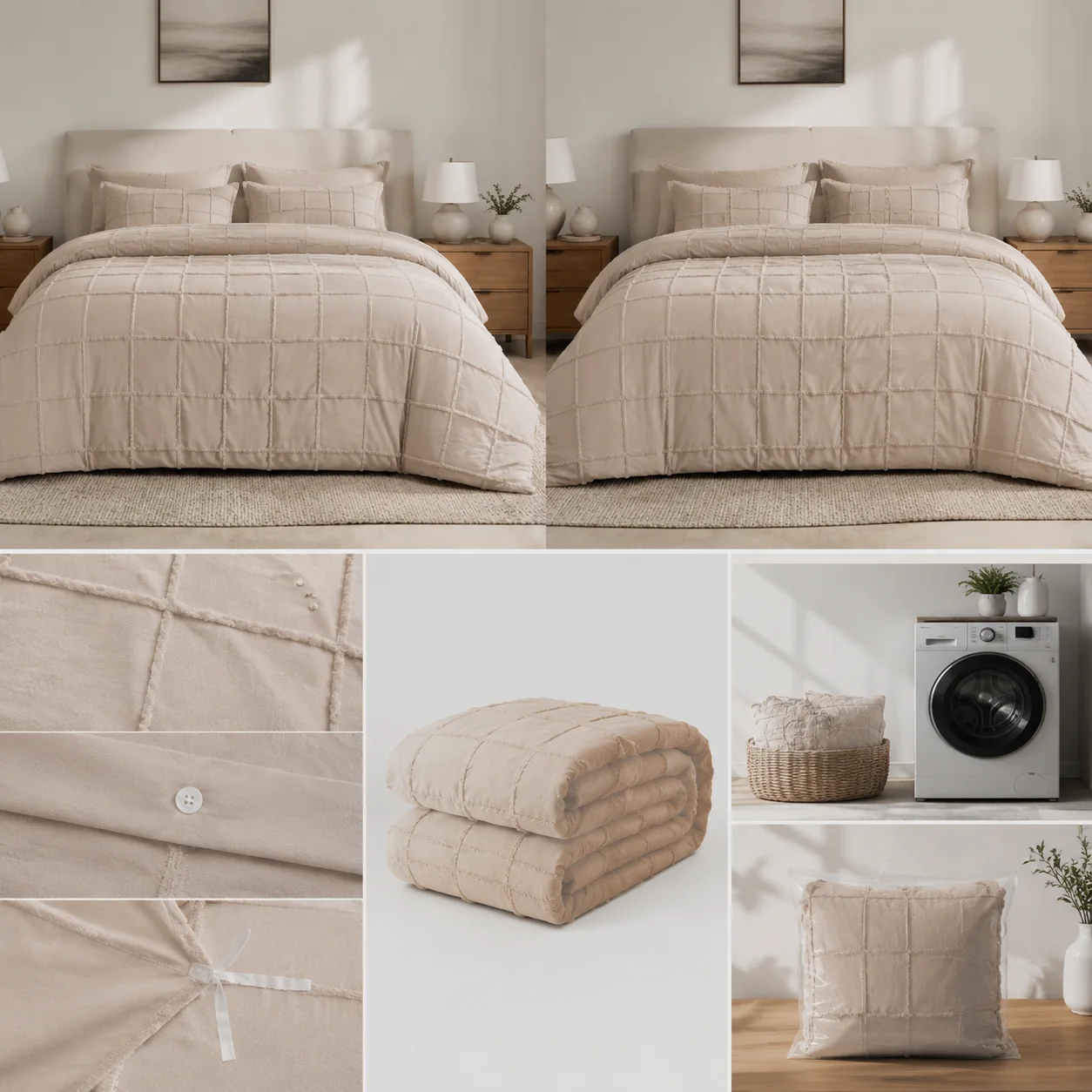 Pebbleloft Textured Duvet Cover Set - Image 4