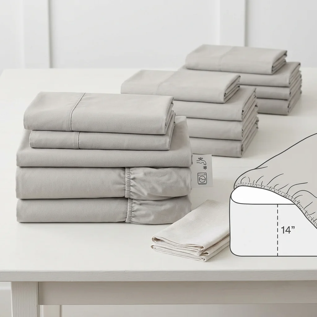 Pebbleloft Percale-Feel Sheet Set - Image 4